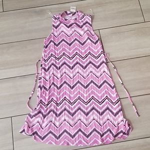 Zigzag patterned justice dress
